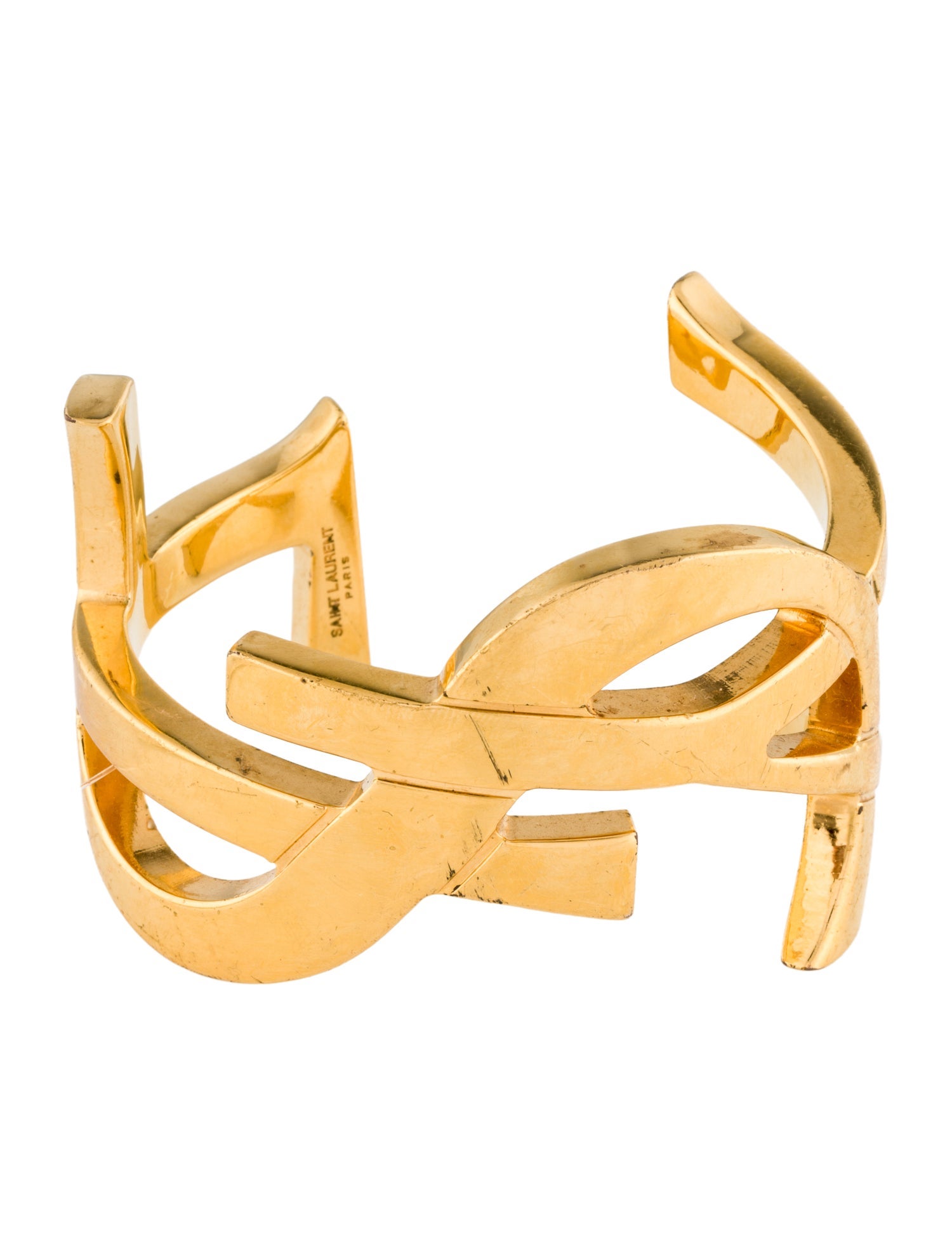 Saint Laurent Monogram Cuff Bracelet
