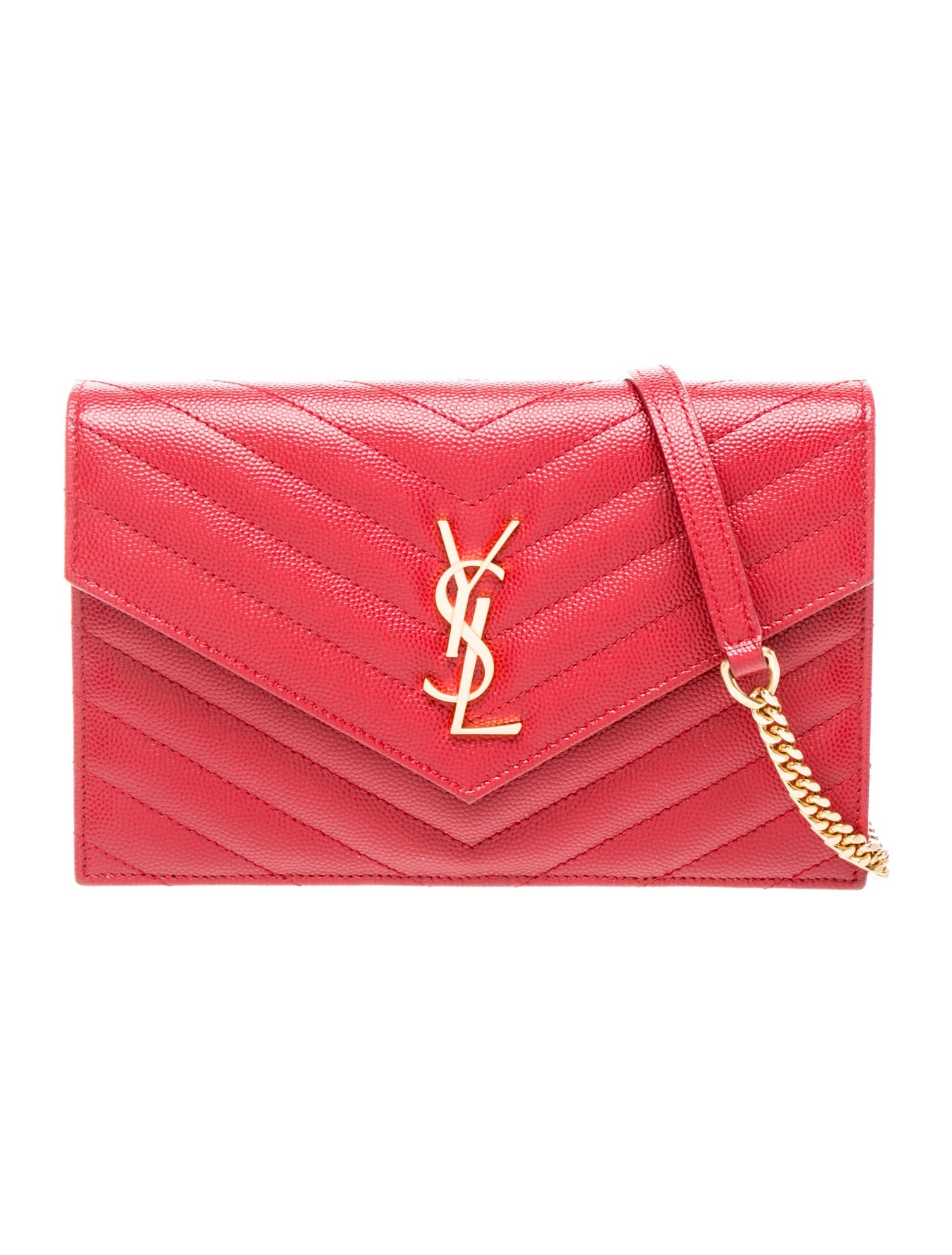 Saint Laurent Leather Envelope
