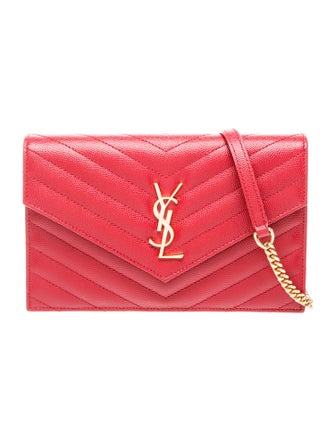 Saint Laurent Leather Envelope