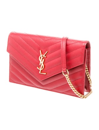 Saint Laurent Leather Envelope