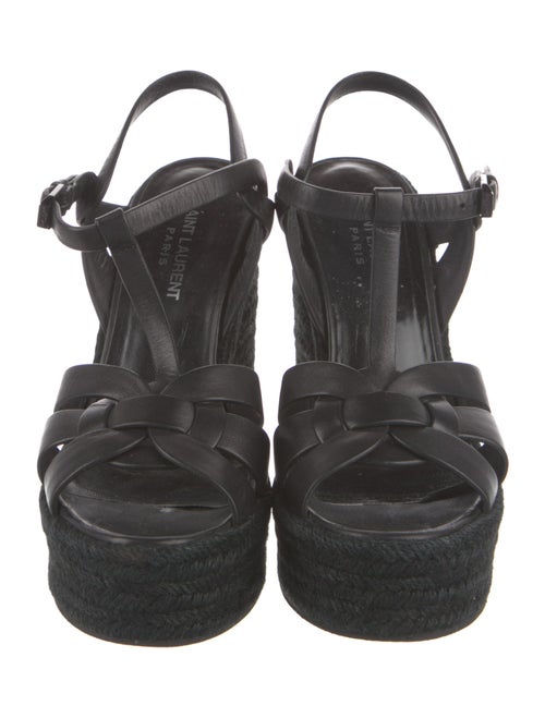 Saint Laurent Leather Espadrilles