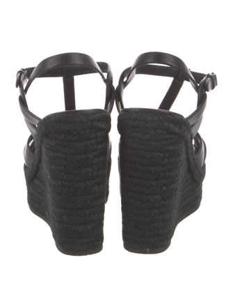 Saint Laurent Leather Espadrilles