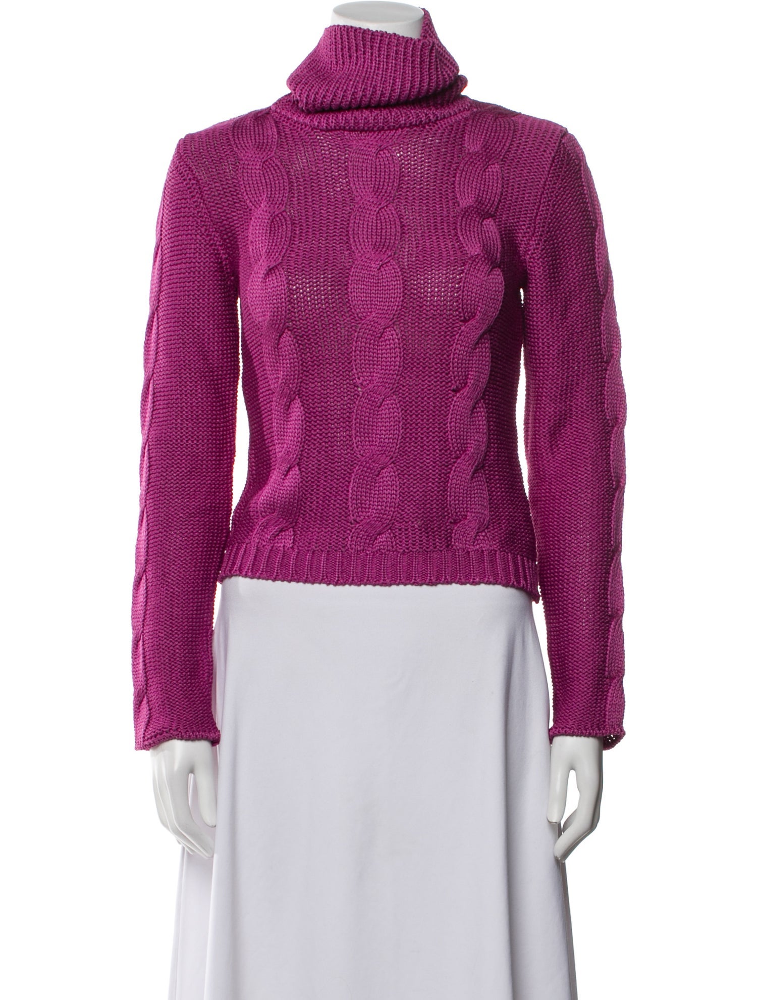 Saint Laurent Silk Turtleneck Sweater