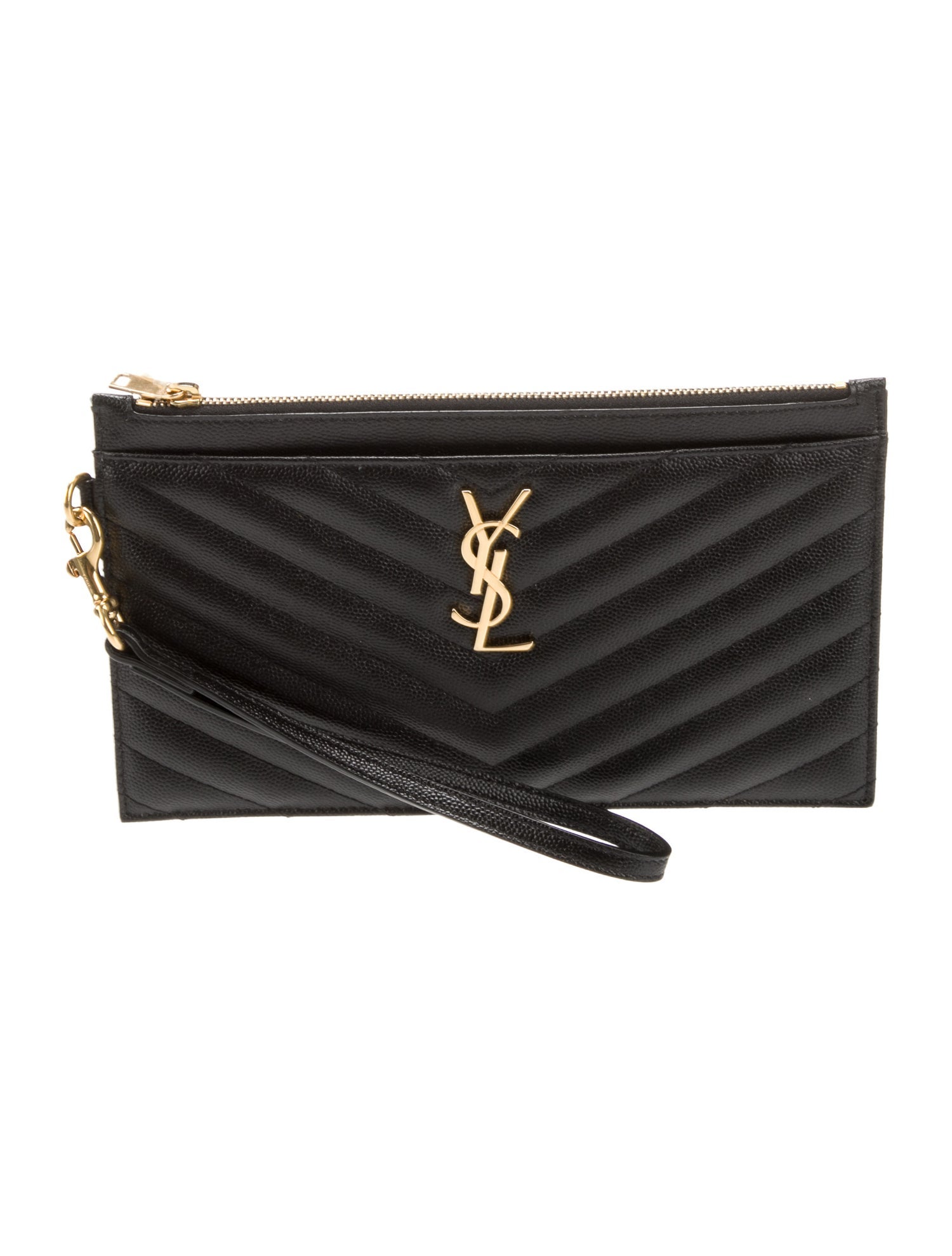 Saint Laurent Leather Cassandre Large 2022