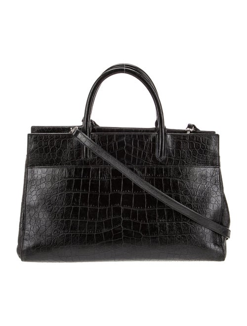 Saint Laurent Embossed Leather Rive Gauche Medium