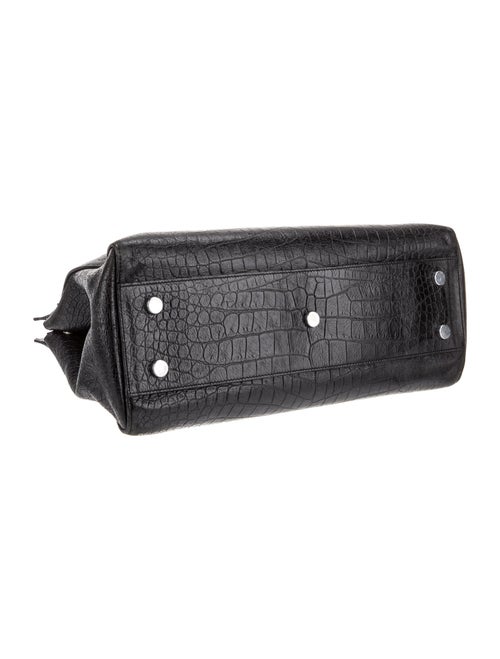 Saint Laurent Embossed Leather Rive Gauche Medium
