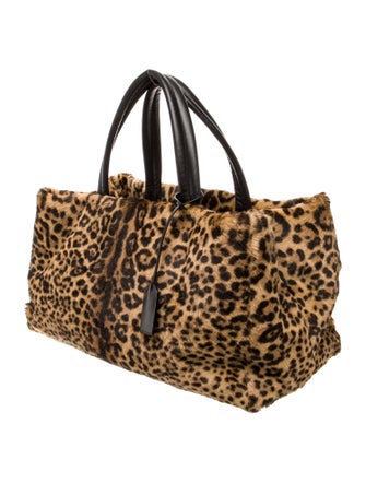 Saint Laurent Ponyhair Top Handle Bag 2024