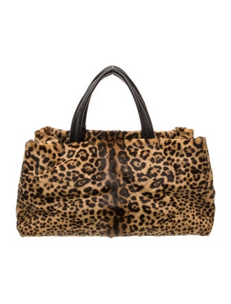 Saint Laurent Ponyhair Top Handle Bag 2024