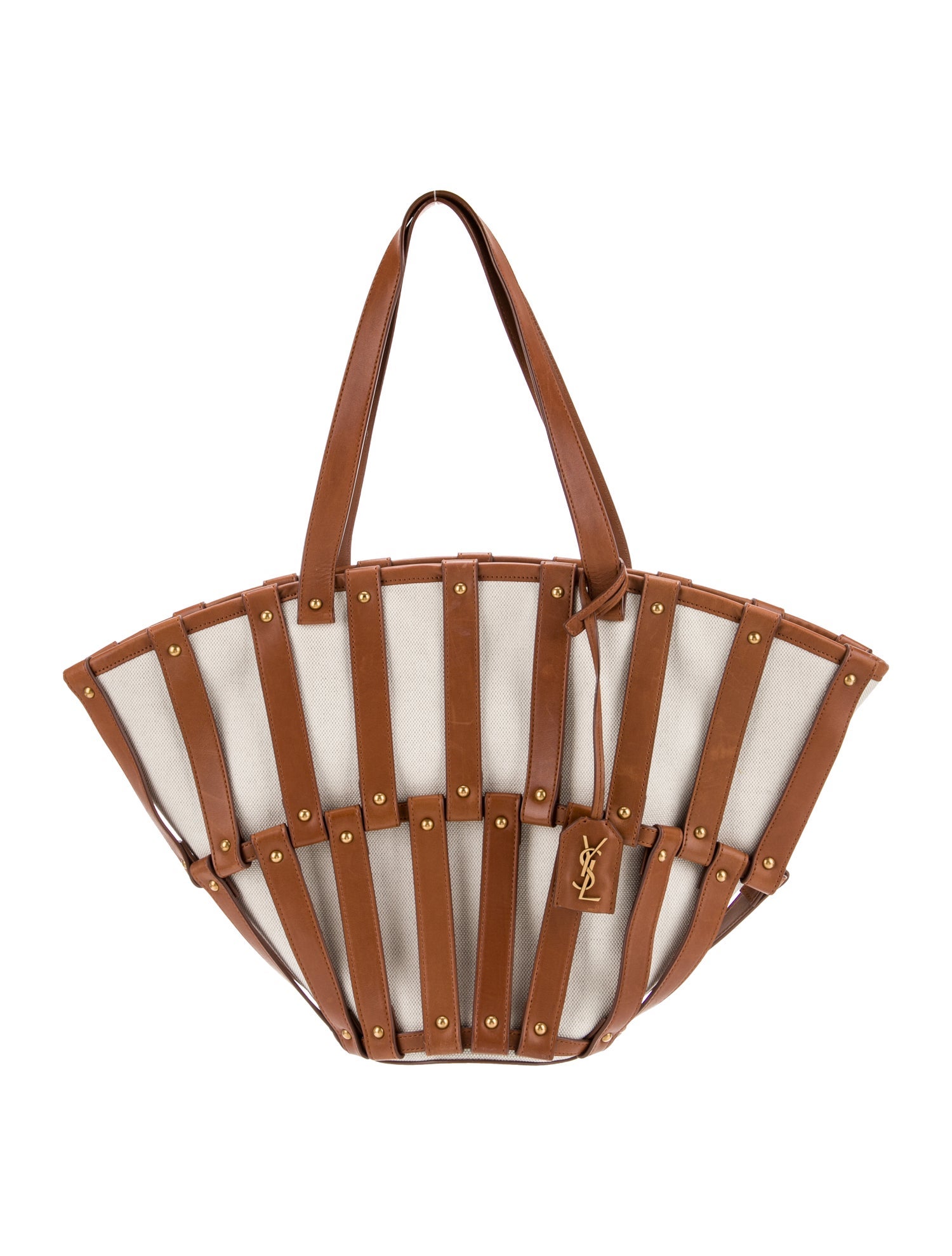 Saint Laurent Canvas Panier