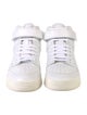 Saint Laurent Leather Studded Accents Sneakers