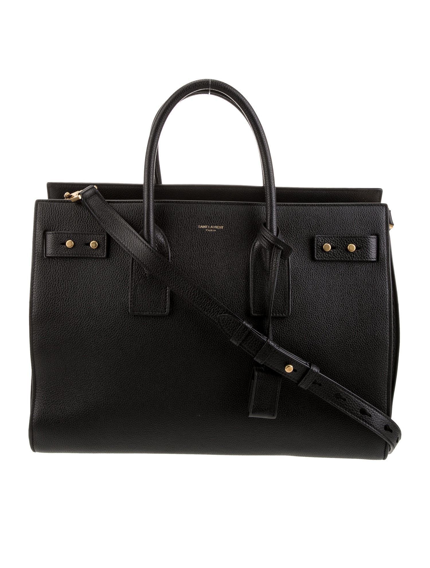 Saint Laurent Leather Sac De Jour Medium