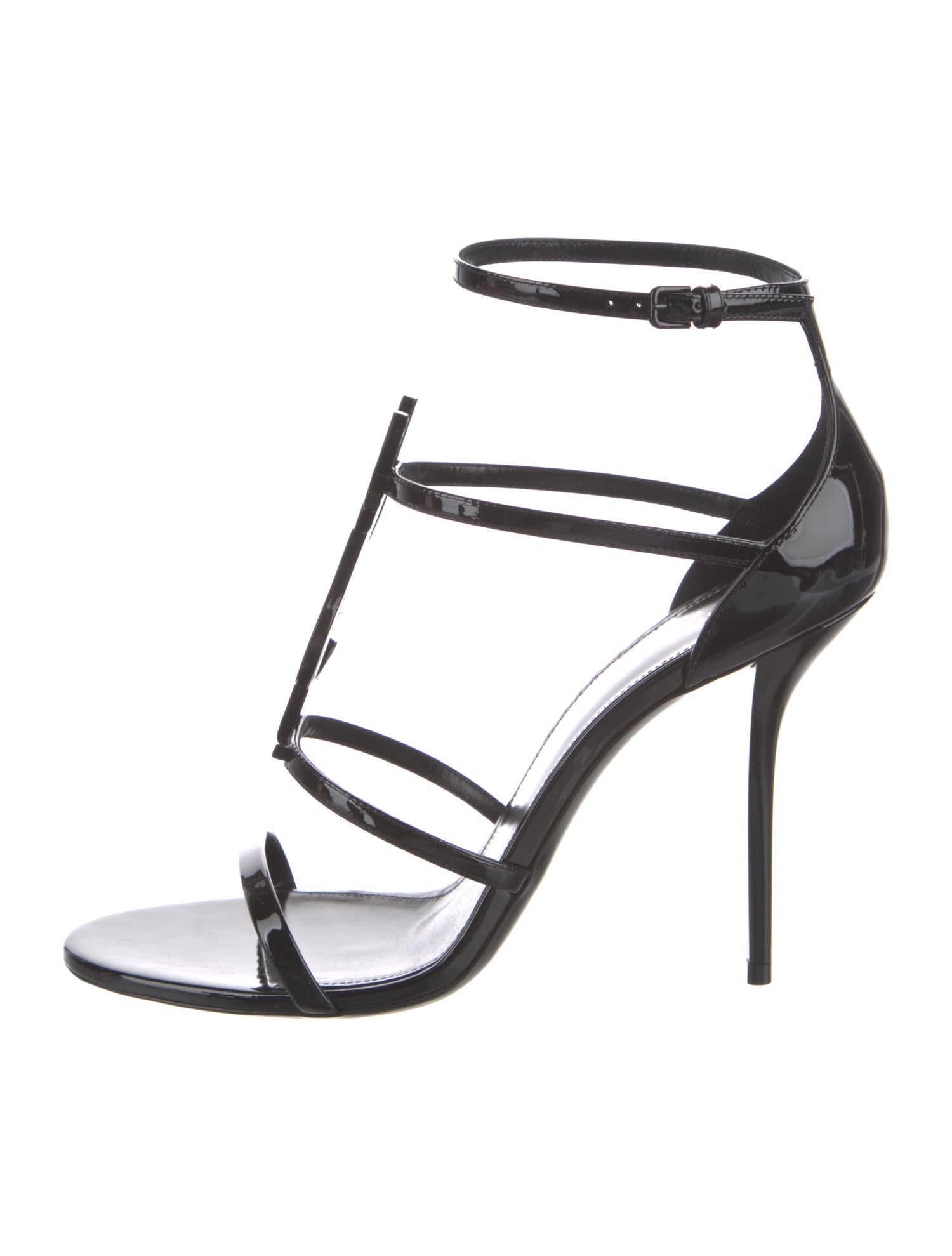 Saint Laurent Patent Leather Sandals w/ Tags