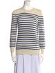 Saint Laurent Cashmere Striped Sweater