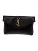 Saint Laurent Leather Clutch Small 2023