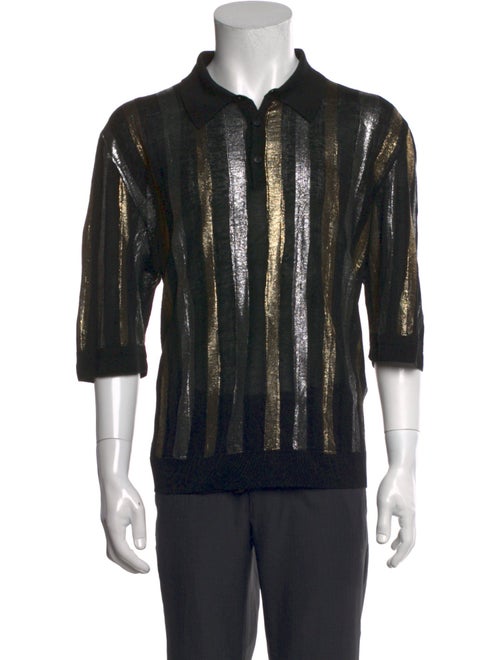 Saint Laurent 2019 Linen Polo Shirt