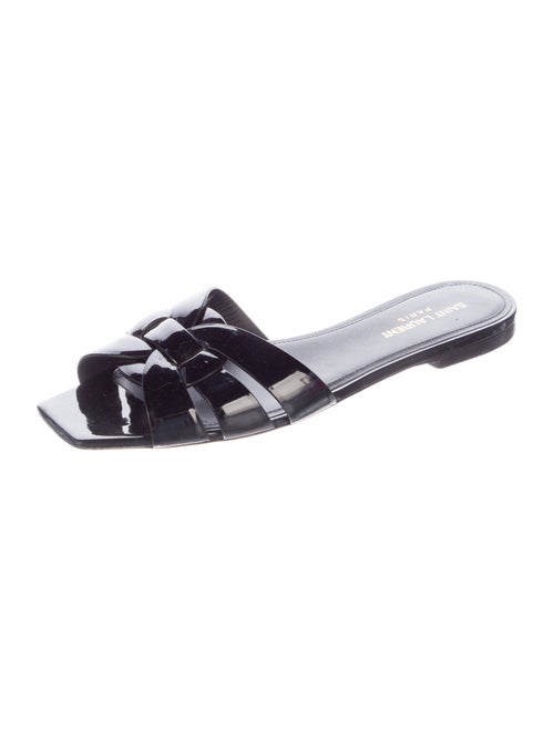 Saint Laurent Patent Leather Slides