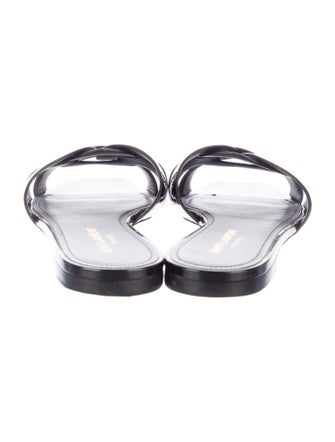 Saint Laurent Patent Leather Slides