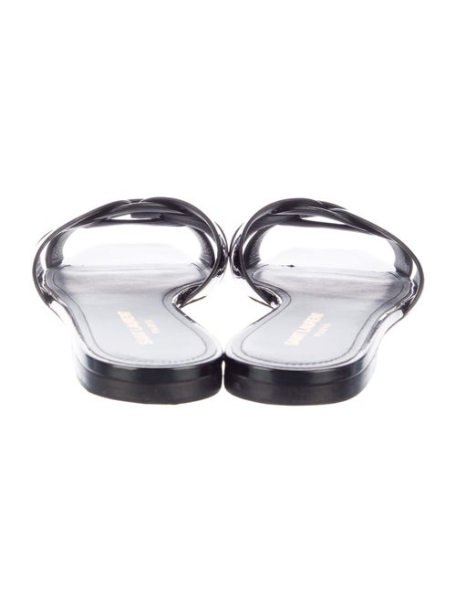 Saint Laurent Patent Leather Slides