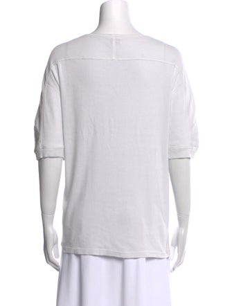 Saint Laurent Graphic Print Scoop Neck T-Shirt