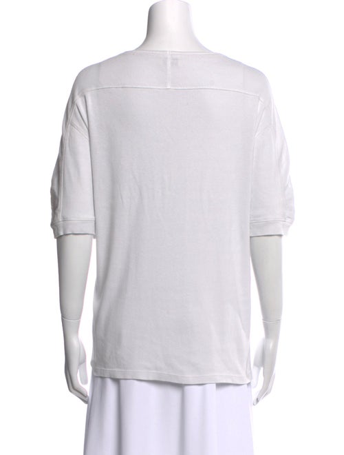 Saint Laurent Graphic Print Scoop Neck T-Shirt