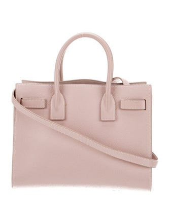 Saint Laurent Leather Sac De Jour Baby