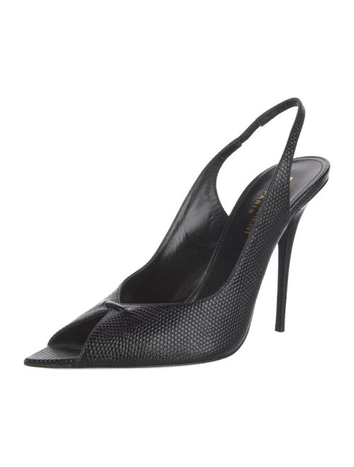 Saint Laurent Leather Slingback Pumps