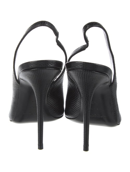 Saint Laurent Leather Slingback Pumps