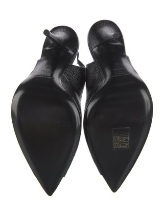 Saint Laurent Leather Slingback Pumps