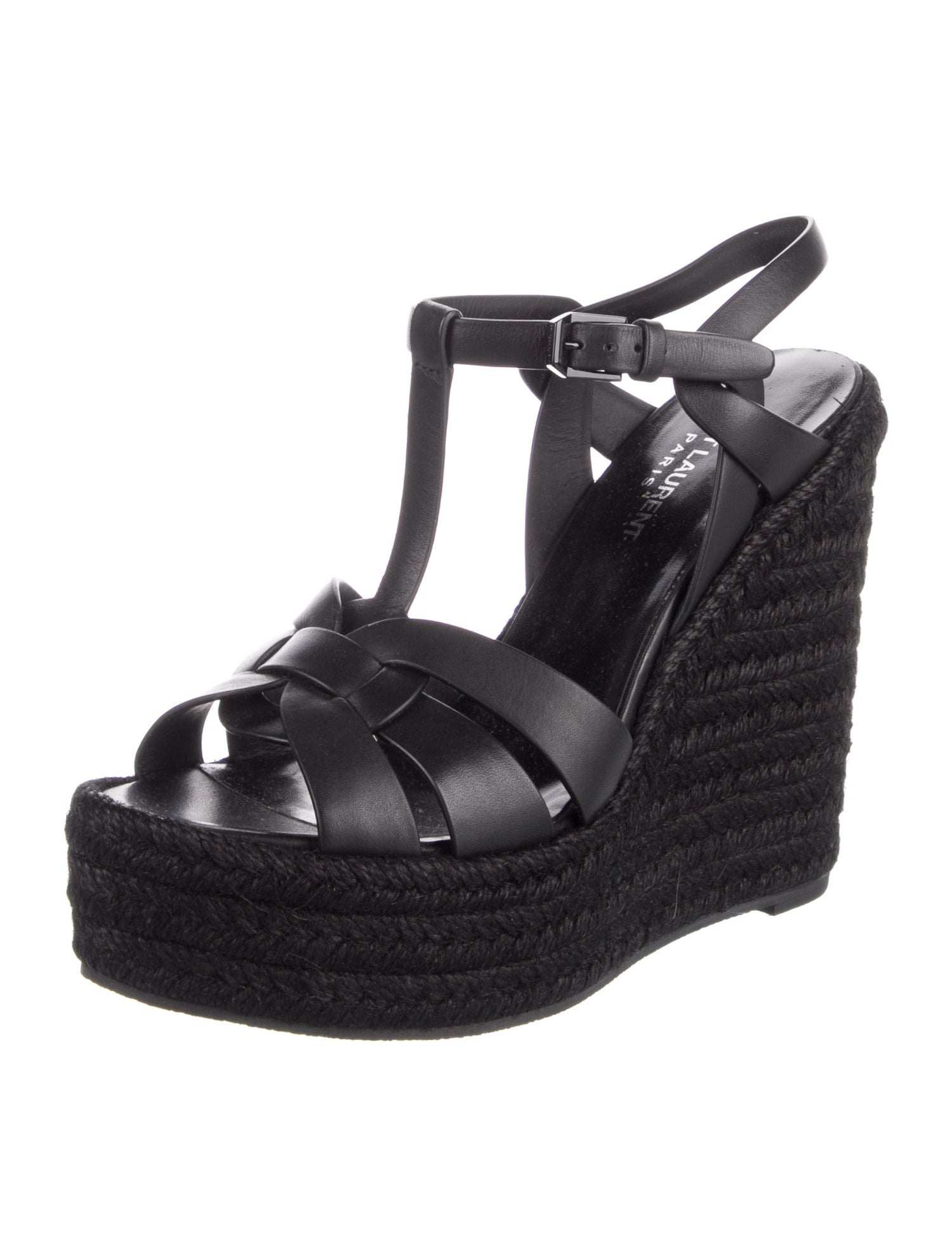 Saint Laurent Leather Espadrilles