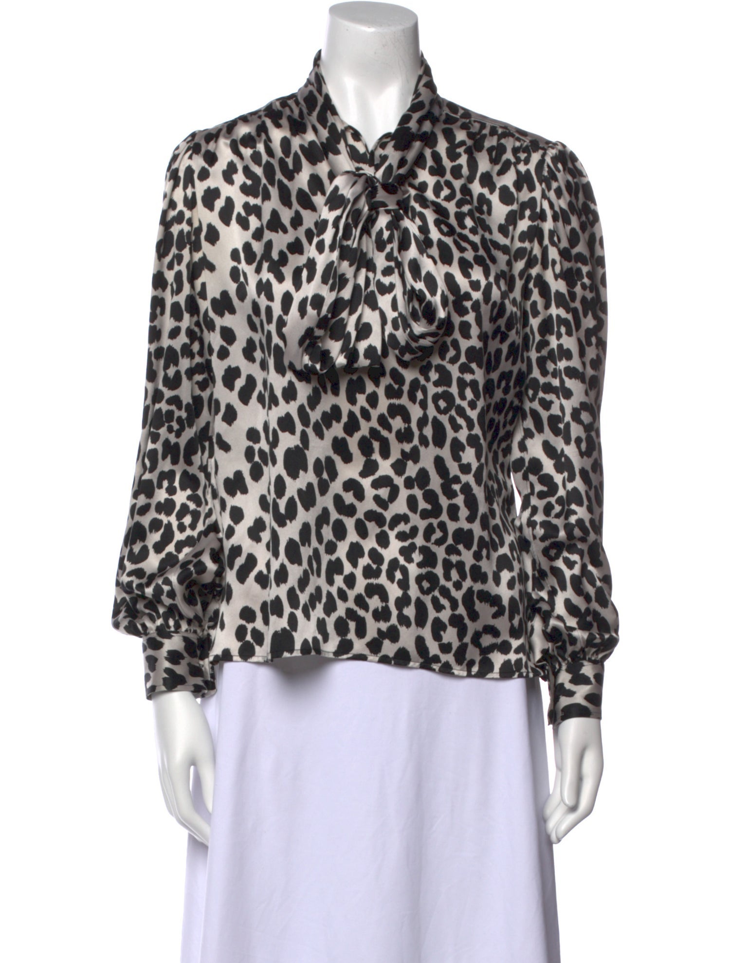 Yves Saint Laurent Rive Gauche Vintage 1980's Button-Up Top