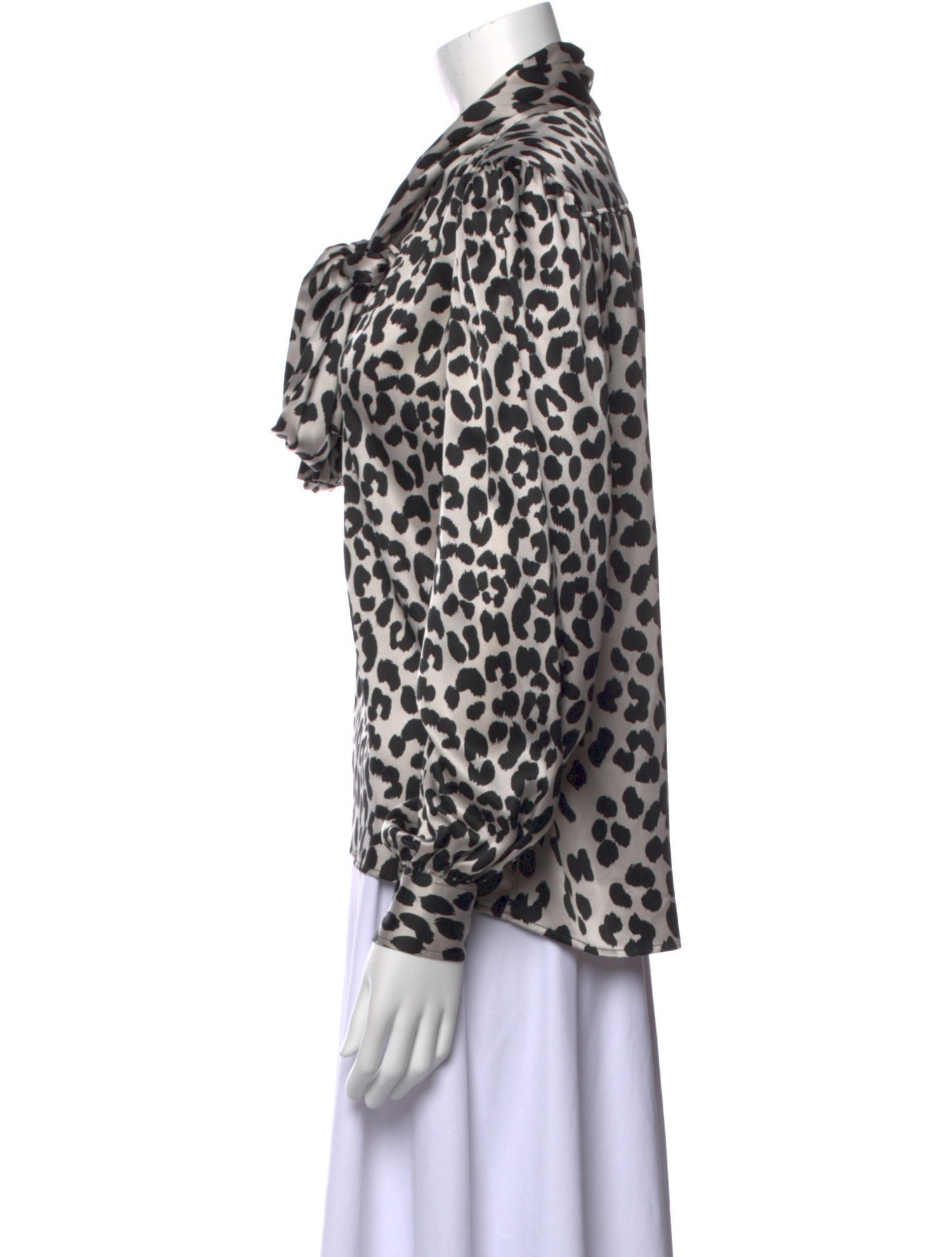 Yves Saint Laurent Rive Gauche Vintage 1980's Button-Up Top