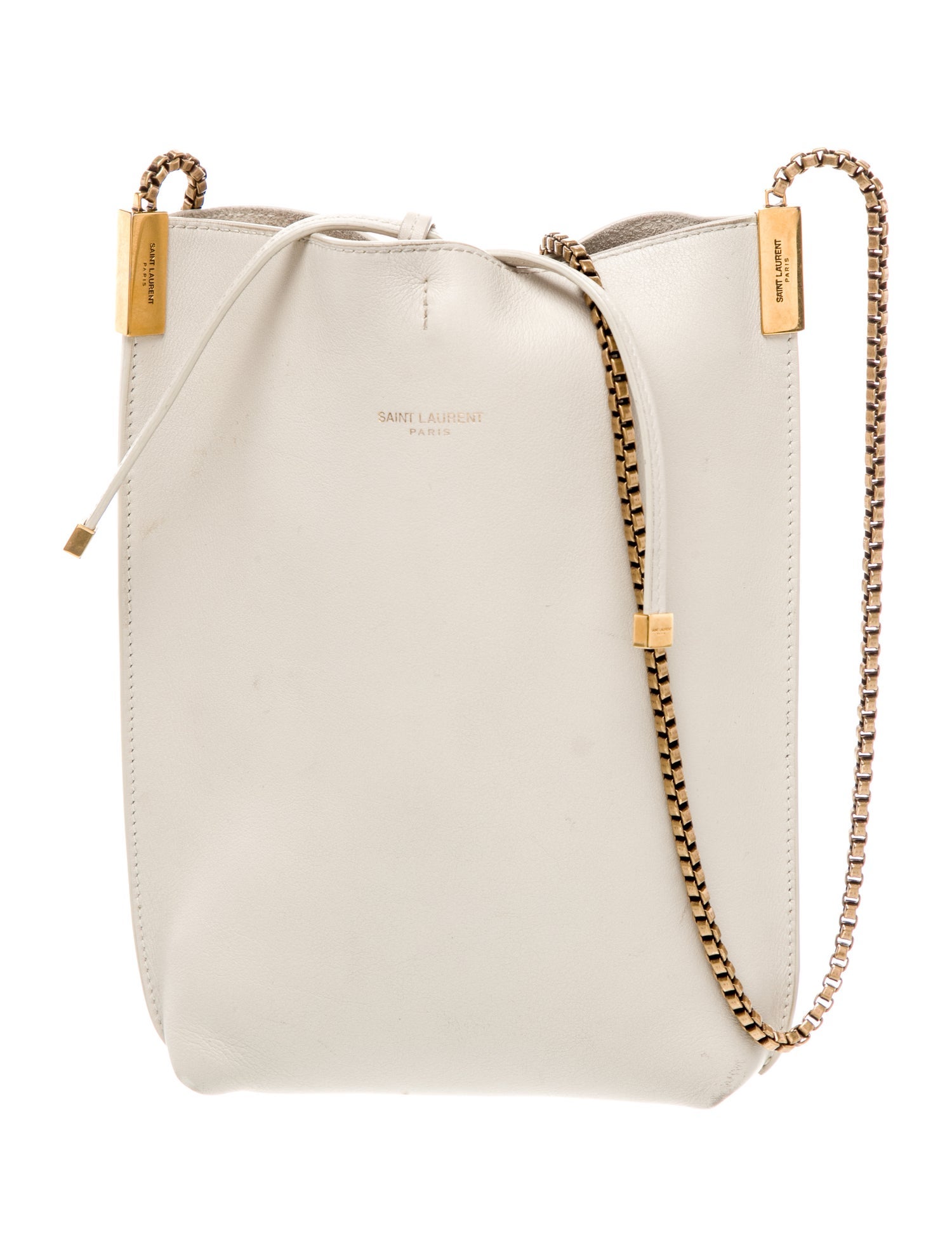 Saint Laurent Leather Bucket Bag