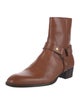 Saint Laurent Wyatt Harness Leather Boots