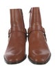 Saint Laurent Wyatt Harness Leather Boots