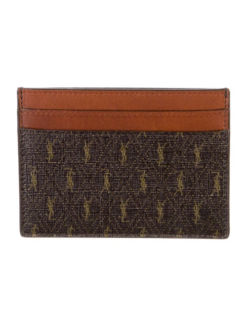 Saint Laurent Monogram Pattern Card Holder