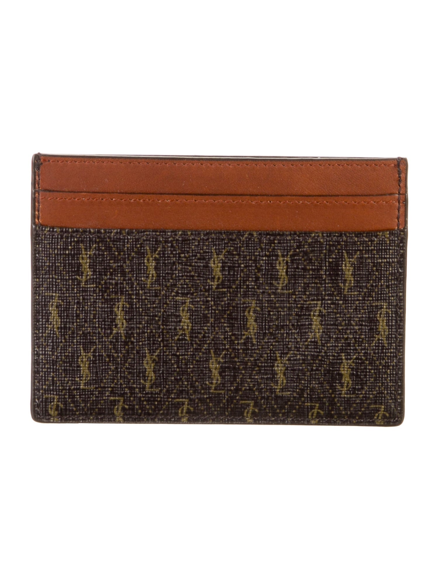Saint Laurent Monogram Pattern Card Holder