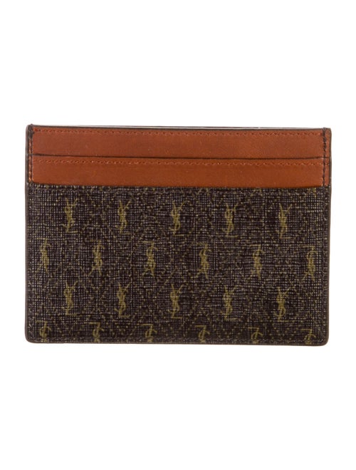 Saint Laurent Monogram Pattern Card Holder