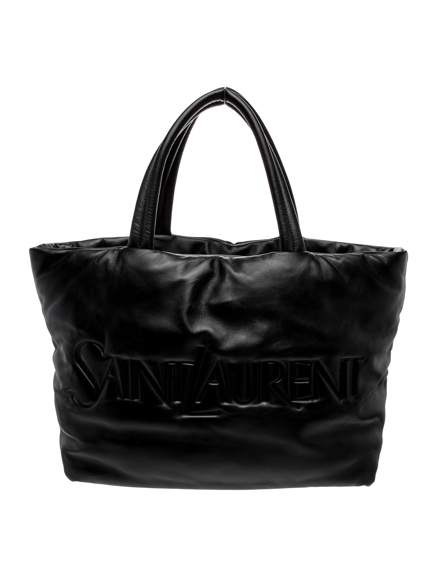 Saint Laurent Leather Puffer 2023