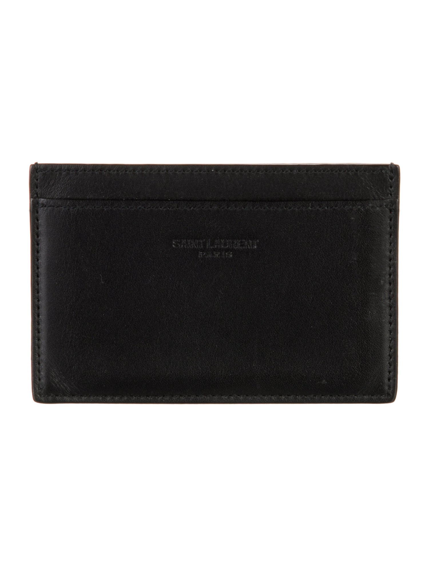 Saint Laurent Leather Card Holder