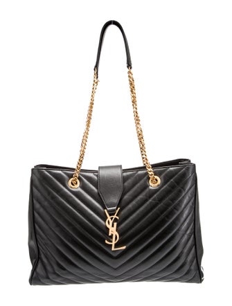 Saint Laurent Chevron Classic Tote