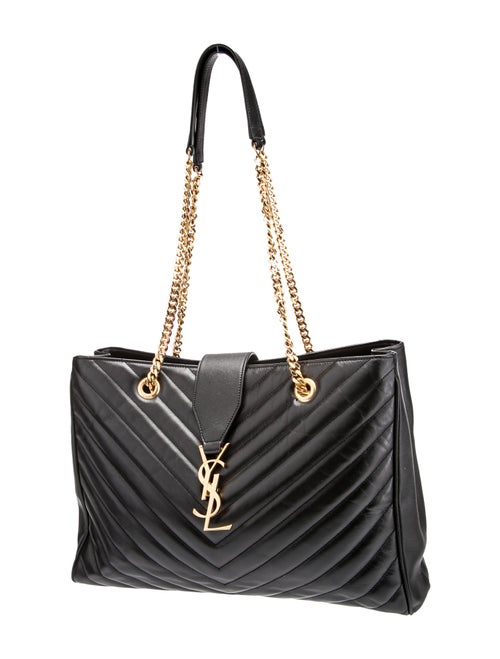 Saint Laurent Chevron Classic Tote