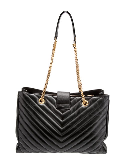 Saint Laurent Chevron Classic Tote