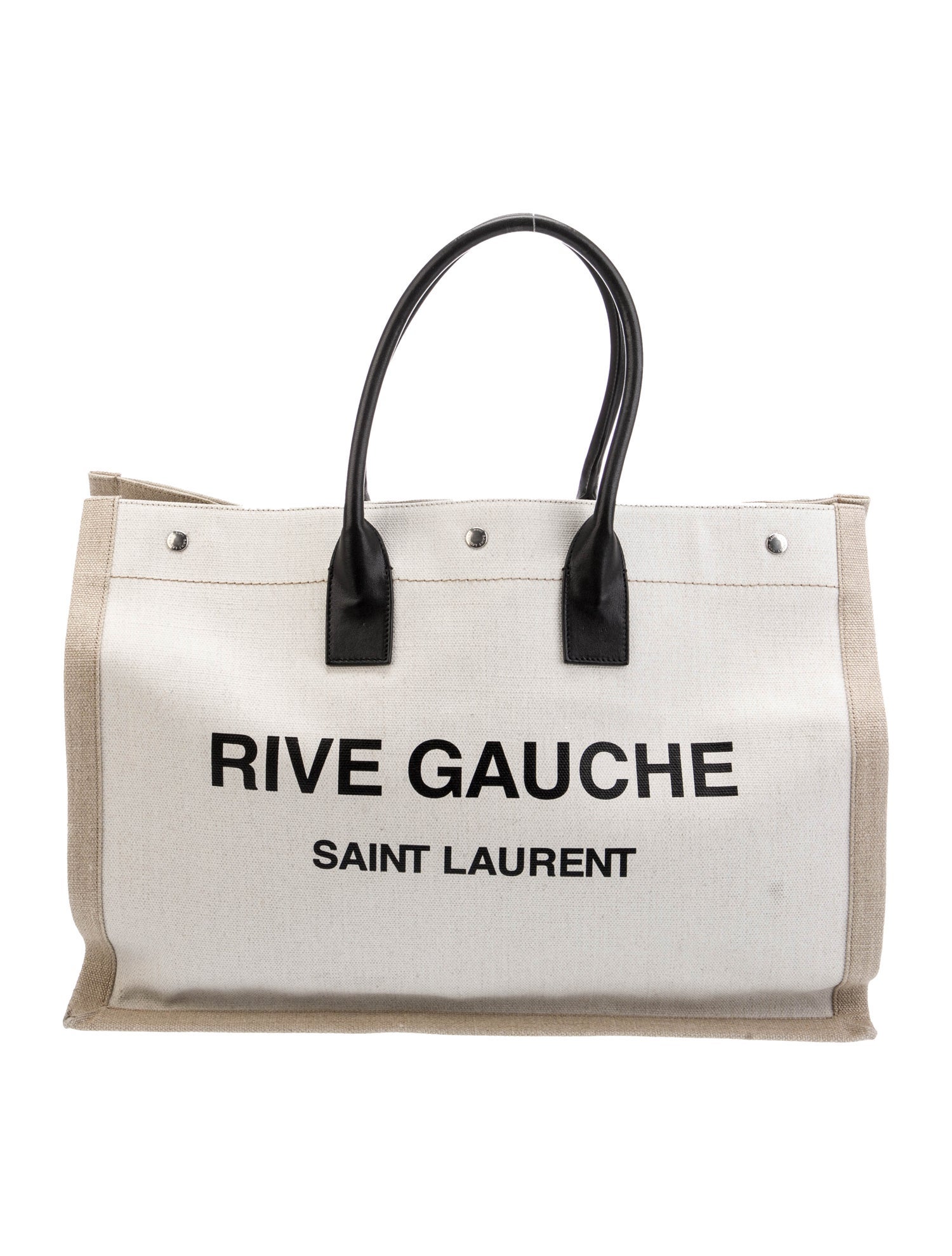 Saint Laurent Canvas Rive Gauche Large