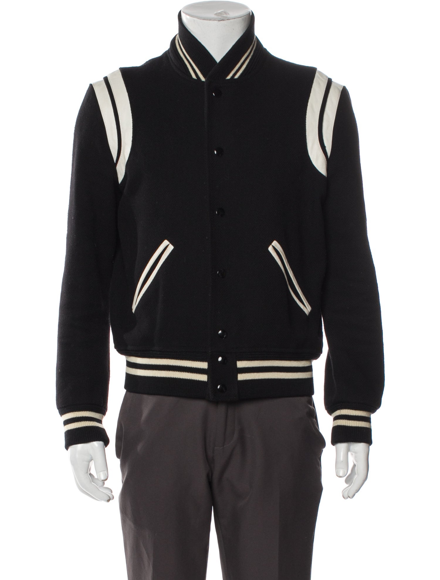 Saint Laurent 2015 Teddy Varsity Jacket