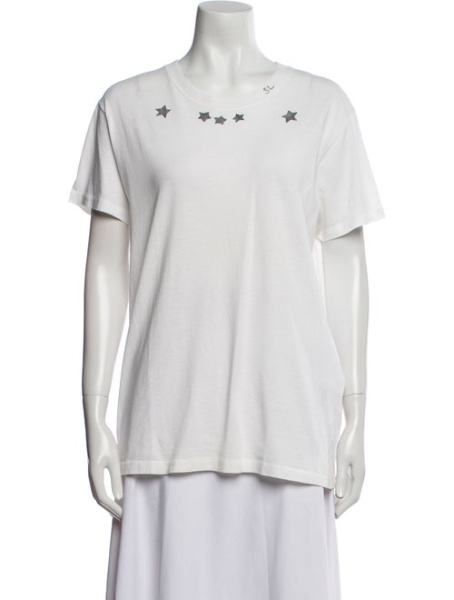 Saint Laurent Crew Neck Short Sleeve T-Shirt