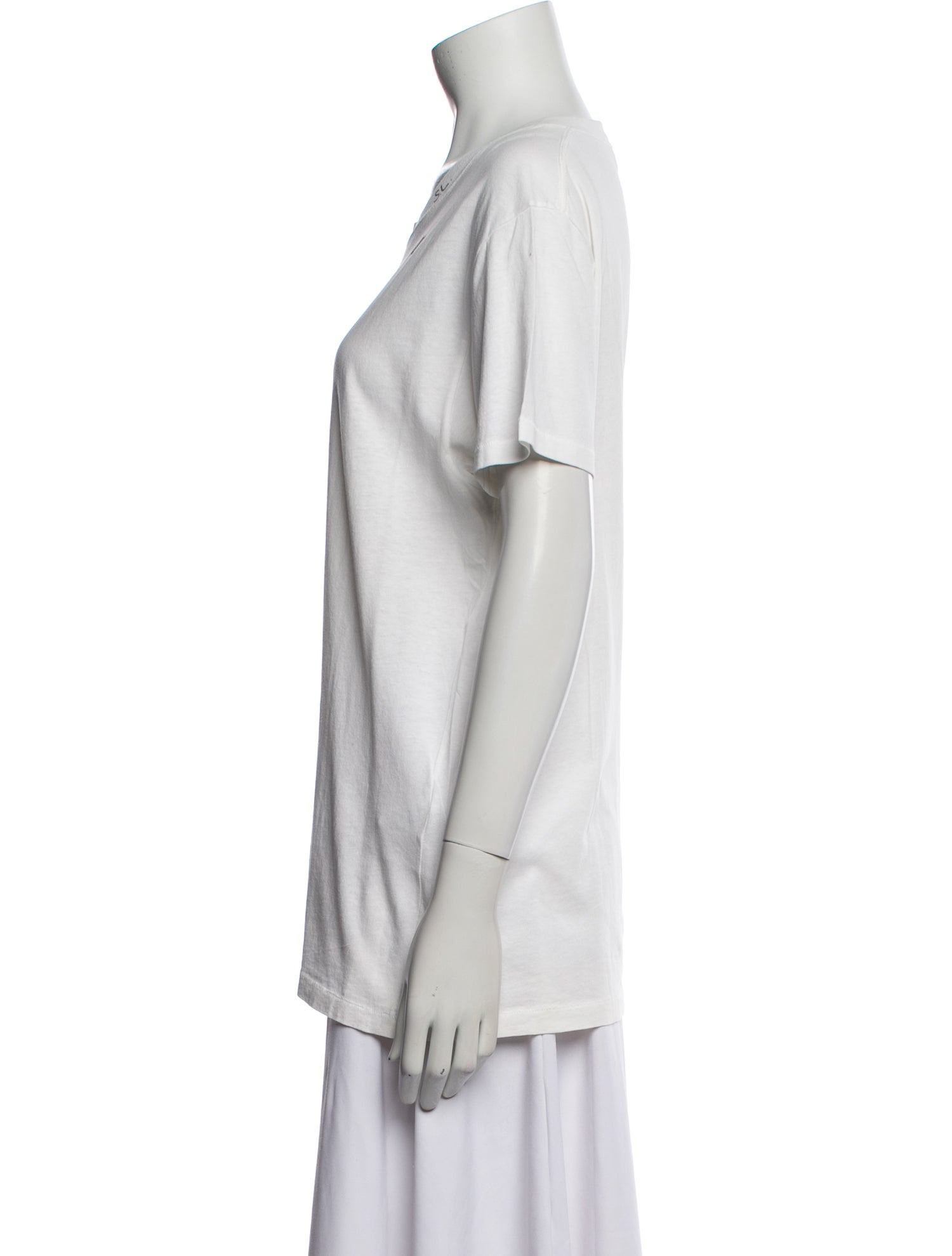 Saint Laurent Crew Neck Short Sleeve T-Shirt