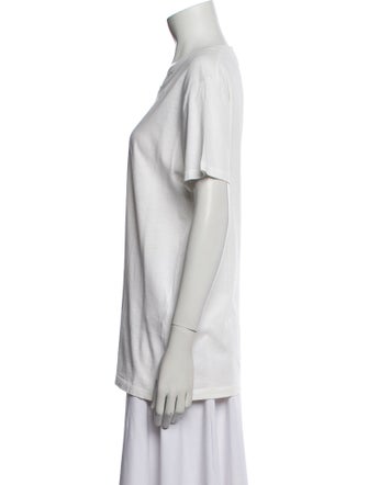 Saint Laurent Crew Neck Short Sleeve T-Shirt