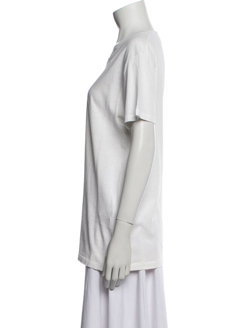 Saint Laurent Crew Neck Short Sleeve T-Shirt