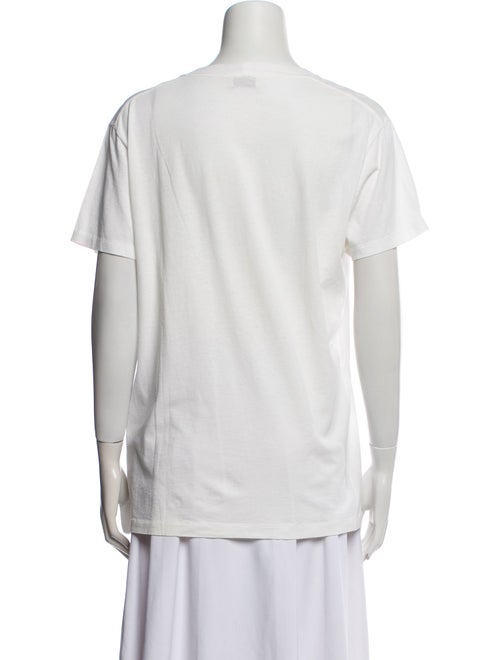 Saint Laurent Crew Neck Short Sleeve T-Shirt