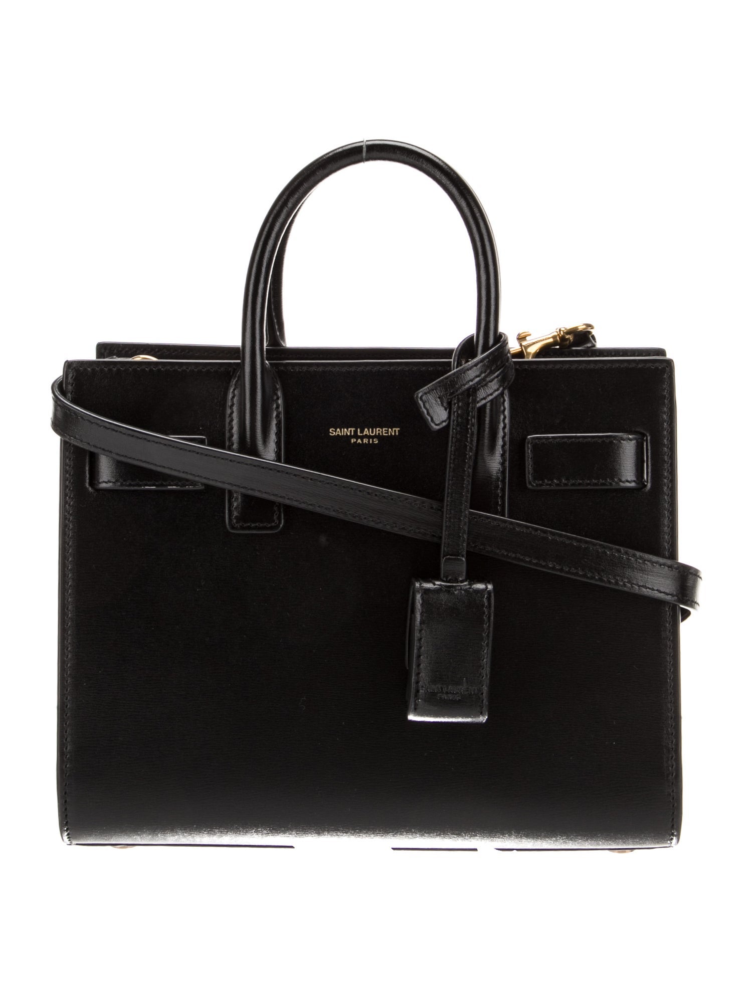 Saint Laurent Leather Sac De Jour Nano